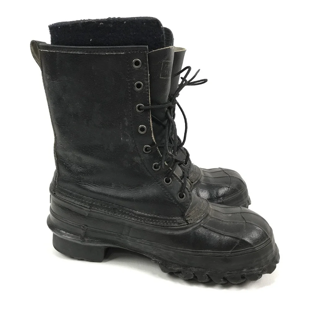 Lacrosse Outdoorsman‎ Steel Shank Mens Size 7 Waterproof Boots Work Hiking Black